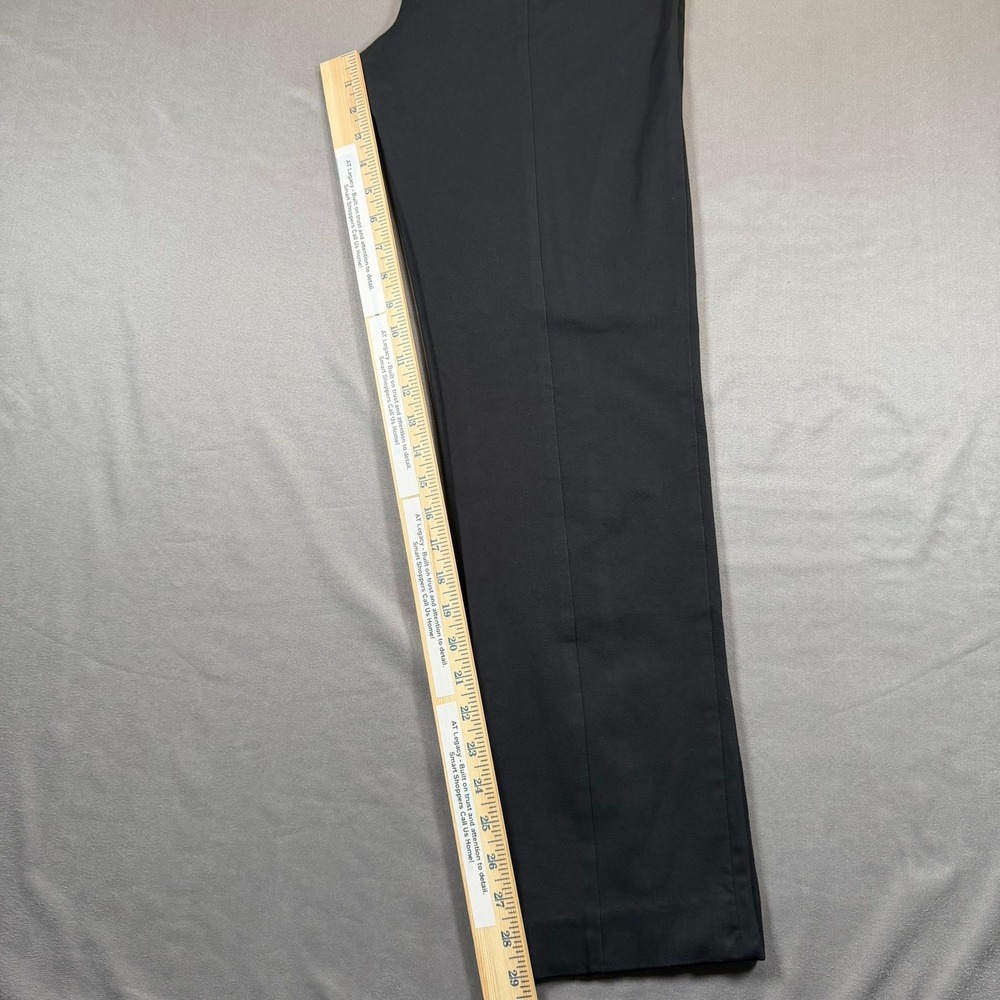 Gallia Moda Dress Pants Womens 8 Black Stretch‎ Seam Detail Slim Office Trousers - Picture 7 of 13